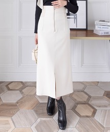 clear | ウエストリブストレッチＩラインスカート[低身長用サイズ有]≪2024SS新作≫(スカート)