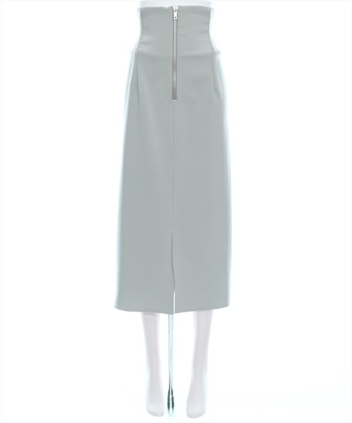 clear（クリア）の「【低身長サイズ有】ウエストリブストレッチＩラインスカート[オフィスカジュアル 骨格ストレート]≪2024AW新作≫（スカート・レディース・アイボリー/ブラック/グリーン系その他・F/XS）」の14枚目の写真