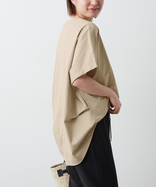 journal standard L'essage(ジャーナルスタンダードレサージュ)の「60/3 ドルマンプルオーバー(Tシャツ/カットソー・レディース・ブラック/ホワイト/ベージュ・FREE)」の16枚目の写真