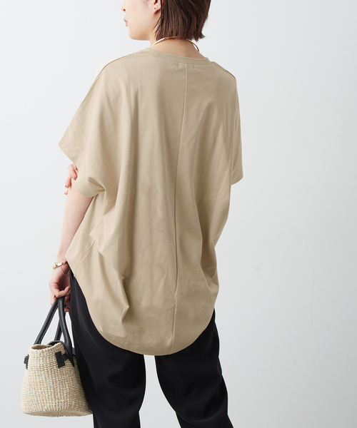 journal standard L'essage(ジャーナルスタンダードレサージュ)の「60/3 ドルマンプルオーバー(Tシャツ/カットソー・レディース・ブラック/ホワイト/ベージュ・FREE)」の17枚目の写真