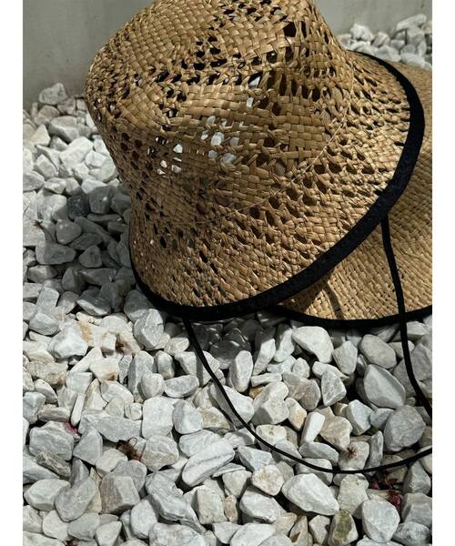 BENELLI（ベネリ）の「【Benelli Montacone】柄パイピングハット（ハット・レディース・ブラック・FREE）」の4枚目の写真