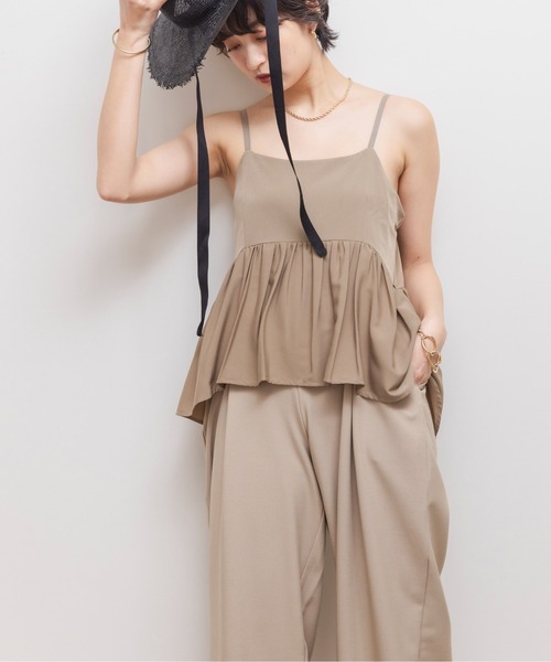 Eimee Law(エイミーロウ)の「ペプラムキャミ コクーン Eimee Law(エイミーロウ)の「ペプラムキャミ コクーン