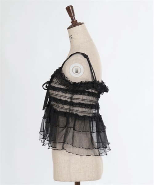 axes femme（アクシーズファム）の「フリルチュールビスチェ（ベスト 