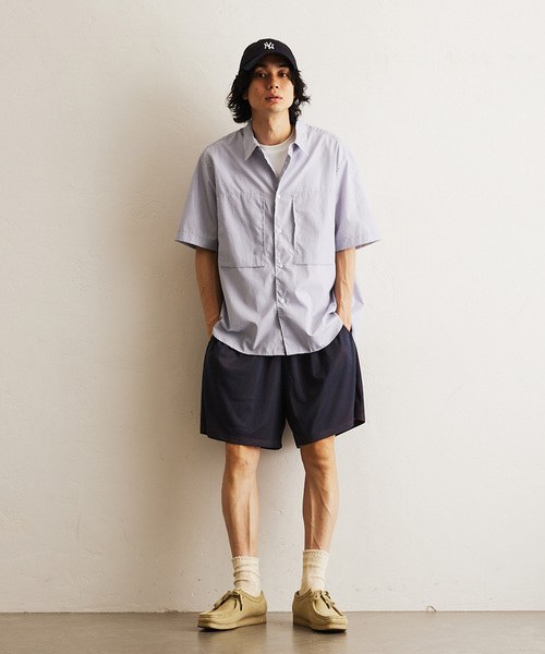 417 EDIFICE（フォーワンセブンエディフィス）の「メッシュ　ショートパンツ（その他パンツ・メンズ・ブラック/ブラウン/カーキ/ネイビー・SMALL/MEDIUM/LARGE）」の5枚目の写真