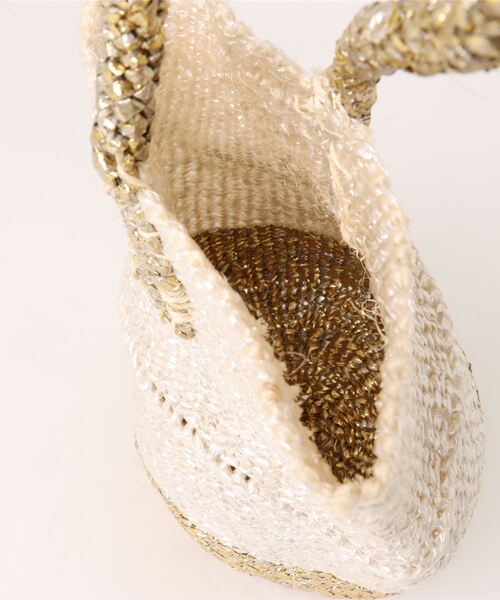 COLLAGE GALLARDAGALANTE(コラージュガリャルダガランテ)の「Africansquare/配色ハンドバッグ(ハンドバッグ・レディース・ゴールド・FREE)」の3枚目の写真