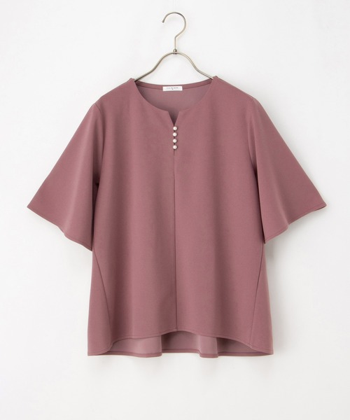 セール】パール使いトップス（Tシャツ/カットソー）｜Honeys