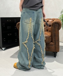 sedacle | クロスフリンジデニム(デニムパンツ)