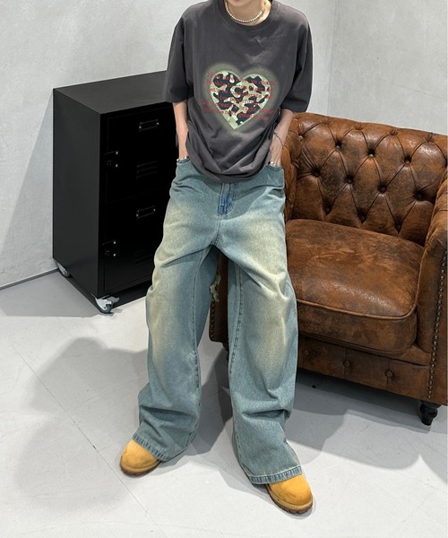 sedacle（セダクル）の「クロスフリンジデニム（デニムパンツ・メンズ・ブラック/インディゴブルー・SMALL/MEDIUM/LARGE）」の12枚目の写真