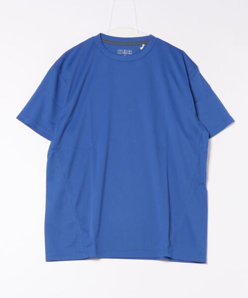 STYLEBLOCK(スタイルブロック)の「DRYメッシュ無地半袖Tシャツ(Tシャツ/カットソー・メンズ・チャコール/ブルー/ブラック・L/LL/M)」の1枚目の写真