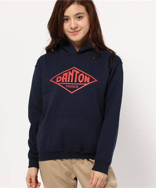 DANTON(ダントン)の「【DANTON×CIAOPANIC TYPY】ダントン別注ロゴパーカ(パーカー・レディース・ホワイト/ネイビー/グレー・FREE)」の3枚目の写真