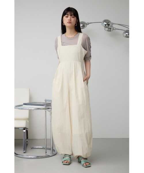 セール】ドロストリングバルーンオールインワン（サロペット