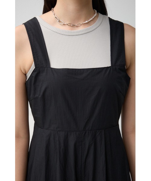 AZUL by moussy（アズールバイマウジー）の「ドロストリングバルーンオールインワン（サロペット/オーバーオール・レディース・ライトグレー/ブラック/ライトベージュ・SMALL/MEDIUM）」の20枚目の写真