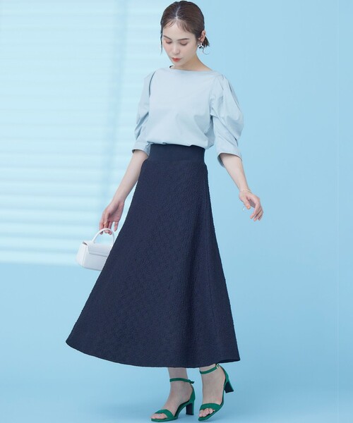組曲（クミキョク）の「コンビネーションポンチ袖 カットソー（Tシャツ/カットソー・レディース・アイボリー系/スモーキーグリーン系/カーキ系/ブラック系・6/5）」の9枚目の写真