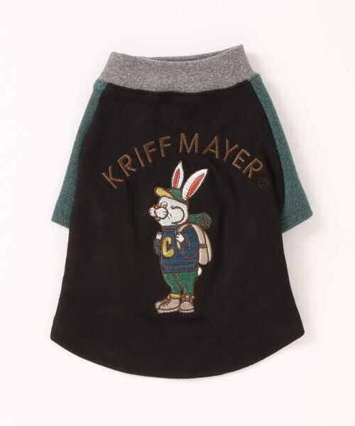 KRIFF MAYER（クリフメイヤー）の「もちのびT(ラビット)（ペットウェア・レディース・ナチュラル/カーキ/ブラック/カラフル/ブラウン/グレー・MEDIUM/SMALL/X-LARGE/LARGE）」の18枚目の写真
