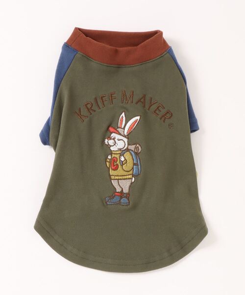 KRIFF MAYER（クリフメイヤー）の「もちのびT(ラビット)（ペットウェア・レディース・ナチュラル/カーキ/ブラック/カラフル/ブラウン/グレー・MEDIUM/SMALL/X-LARGE/LARGE）」の21枚目の写真