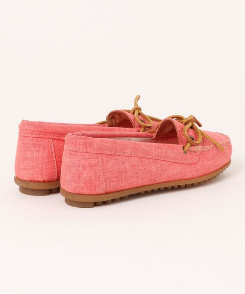 Minnetonka(ミネトンカ)の「/MINNETONKA/CANVAS MOC モカシン キャンバス モック(モカシン/デッキシューズ・レディース・ピンク系その他/イエロー系その他・US5)」の3枚目の写真