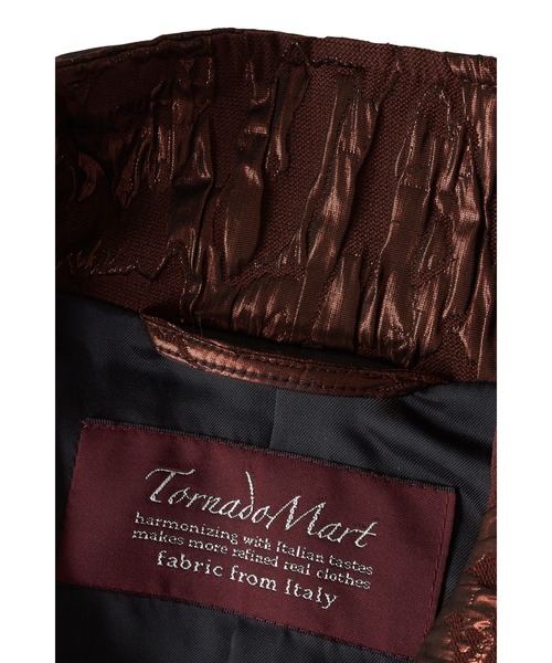 TORNADO MART（トルネードマート）の「TORNADO MART∴ブライトフクレJQシングルライダース（ライダースジャケット・メンズ・ブラック/ブラウン・M/L/LL）」の9枚目の写真