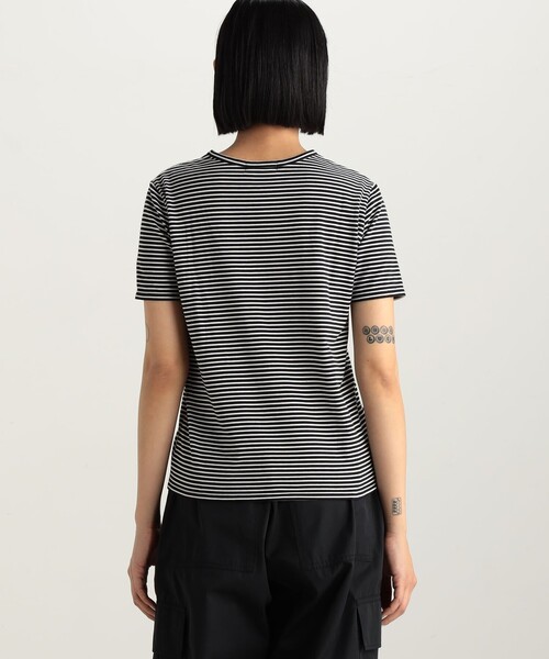 tシャツ ボーダー ハーフスリーブカットソー レディース ボーダー ハーフスリーブカットソー｜トゥモローランド 公式通販