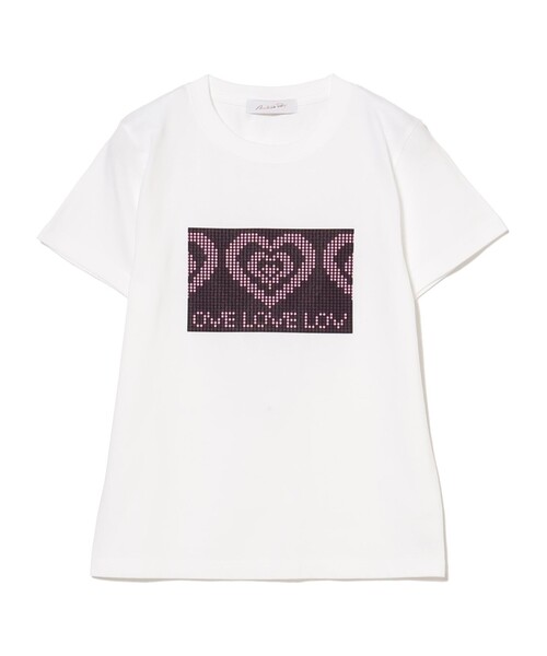Ray BEAMS（レイビームス）の「Available Today / LOVE ライト Tシャツ（Tシャツ/カットソー・レディース・ホワイト・ONE SIZE）」の6枚目の写真