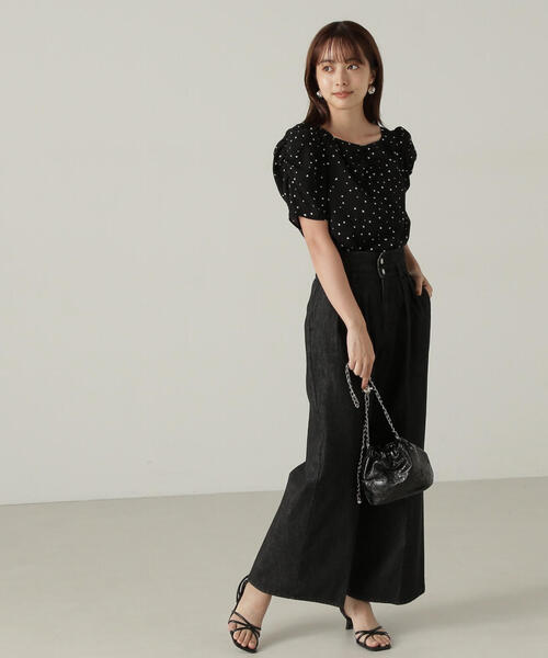 PROPORTION BODY DRESSING(プロポーションボディドレッシング)の「ハートドットブラウス / 1214210800(シャツ/ブラウス・レディース・ボルドー/ブラック・SMALL/MEDIUM)」の20枚目の写真
