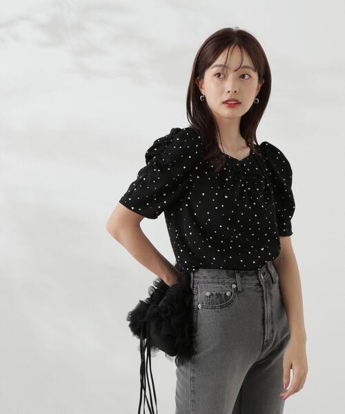 PROPORTION BODY DRESSING(プロポーションボディドレッシング)の「ハートドットブラウス / 1214210800(シャツ/ブラウス・レディース・ボルドー/ブラック・SMALL/MEDIUM)」の22枚目の写真