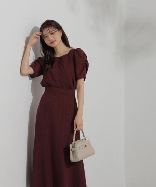 PROPORTION BODY DRESSING(プロポーションボディドレッシング)の「ハートドットブラウス / 1214210800(シャツ/ブラウス・レディース・ボルドー/ブラック・SMALL/MEDIUM)」の3枚目の写真