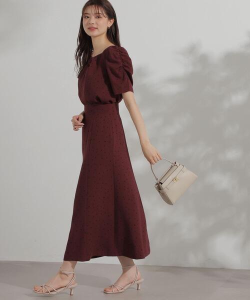 PROPORTION BODY DRESSING(プロポーションボディドレッシング)の「ハートドットブラウス / 1214210800(シャツ/ブラウス・レディース・ボルドー/ブラック・SMALL/MEDIUM)」の4枚目の写真