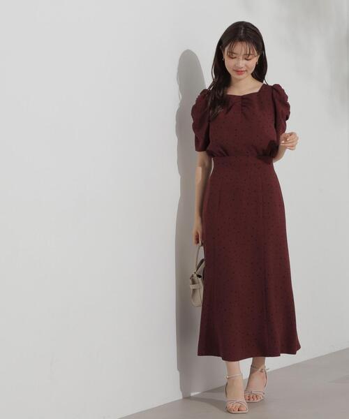 PROPORTION BODY DRESSING(プロポーションボディドレッシング)の「ハートドットブラウス / 1214210800(シャツ/ブラウス・レディース・ボルドー/ブラック・SMALL/MEDIUM)」の5枚目の写真