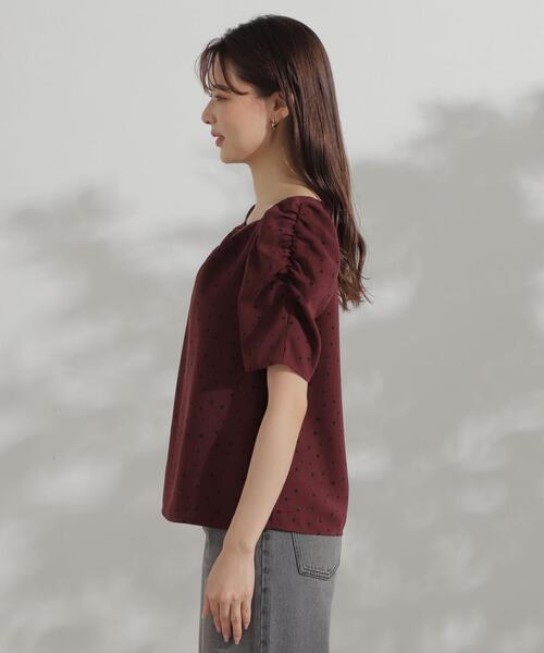 PROPORTION BODY DRESSING(プロポーションボディドレッシング)の「ハートドットブラウス / 1214210800(シャツ/ブラウス・レディース・ボルドー/ブラック・SMALL/MEDIUM)」の9枚目の写真