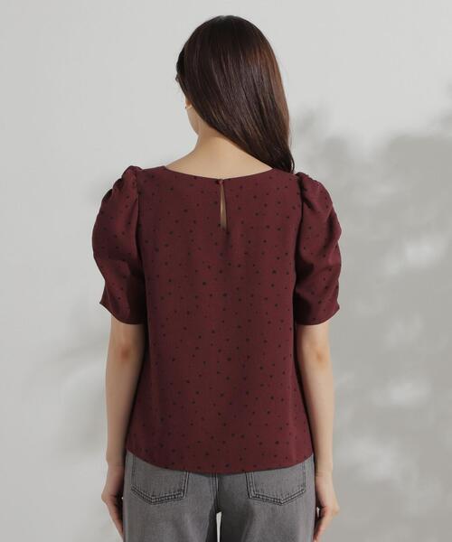 PROPORTION BODY DRESSING(プロポーションボディドレッシング)の「ハートドットブラウス / 1214210800(シャツ/ブラウス・レディース・ボルドー/ブラック・SMALL/MEDIUM)」の10枚目の写真