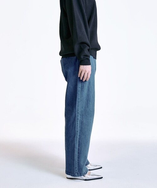 City Ambient Products（シティアンビエントプロダクツ）の「【City Ambient Products 別注】REDKAP: ストレートデニム（デニムパンツ・メンズ・ロイヤルブルー/ネイビー/ブラック・SMALL/LARGE/MEDIUM）」の10枚目の写真