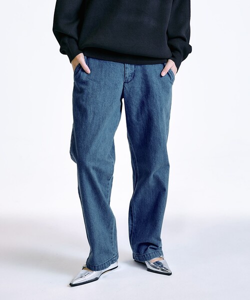 City Ambient Products（シティアンビエントプロダクツ）の「【City Ambient Products 別注】REDKAP: ストレートデニム（デニムパンツ・メンズ・ロイヤルブルー/ネイビー/ブラック・SMALL/LARGE/MEDIUM）」の12枚目の写真