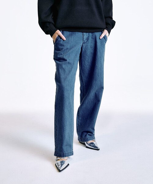 City Ambient Products（シティアンビエントプロダクツ）の「【City Ambient Products 別注】REDKAP: ストレートデニム（デニムパンツ・メンズ・ロイヤルブルー/ネイビー/ブラック・SMALL/LARGE/MEDIUM）」の13枚目の写真