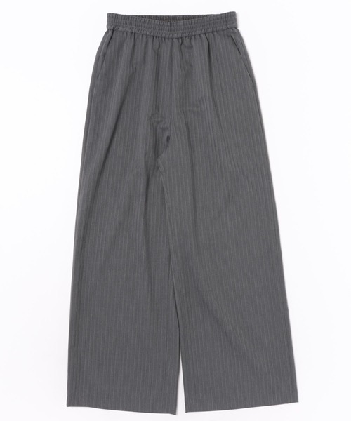 LANVIN en Bleu(ランバンオンブルー)の「ピンストライプゴムワイドパンツ(その他パンツ・レディース・グレー/ネイビー・38/36)」の13枚目の写真
