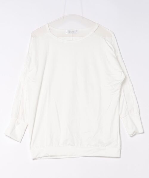 H.TOKYO(エイチトウキョウ)の「シアー切り替えカットソー(Tシャツ/カットソー・レディース・ホワイト/ブラック・LARGE/MEDIUM/X-LARGE)」の4枚目の写真