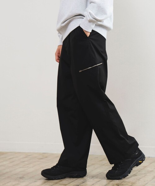 B:MING by BEAMS（ビーミングバイビームス）の「撥水 ユーティリティ ワイド パンツ（その他パンツ・メンズ・ブラウン系その他5/ブラック・X-LARGE/LARGE/MEDIUM/SMALL）」の6枚目の写真