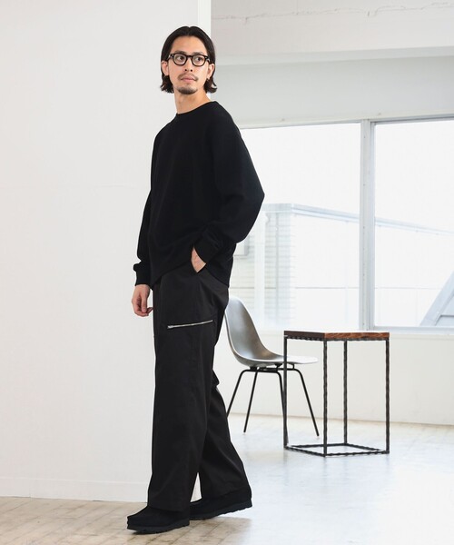 B:MING by BEAMS（ビーミングバイビームス）の「撥水 ユーティリティ ワイド パンツ（その他パンツ・メンズ・ブラウン系その他5/ブラック・X-LARGE/LARGE/MEDIUM/SMALL）」の8枚目の写真