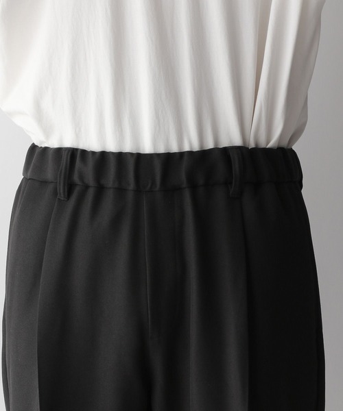 RAGEBLUE（レイジブルー）の「STRAIGHT-PRESS twill easy wide slacks/センタープレス/PEツイルワイドイージーストレートスラックス（スラックス・メンズ・ライトグレー/ブラウン/グレー/ブラック・SMALL/MEDIUM/LARGE）」の6枚目の写真