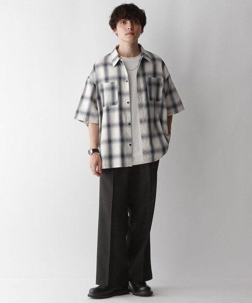 RAGEBLUE（レイジブルー）の「STRAIGHT-PRESS twill easy wide slacks/センタープレス/PEツイルワイドイージーストレートスラックス（スラックス・メンズ・ライトグレー/ブラウン/グレー/ブラック・SMALL/MEDIUM/LARGE）」の12枚目の写真