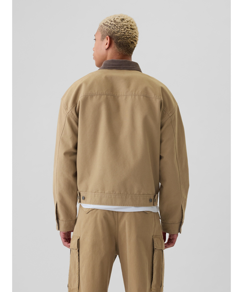 GAP(ギャップ)の「ユーティリティ ジップアップ ジャケット(その他アウター・メンズ・ベージュ・L/M/XS/S/XL)」の3枚目の写真