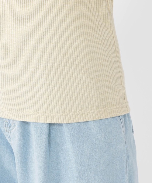 studio CLIP（スタディオクリップ）の「ミニラメ気が利くタンクトップ（タンクトップ・レディース・モカ/チャコール/カーキ/オフホワイト・ﾌﾘｰ(L)/MEDIUM/LARGE）」の15枚目の写真