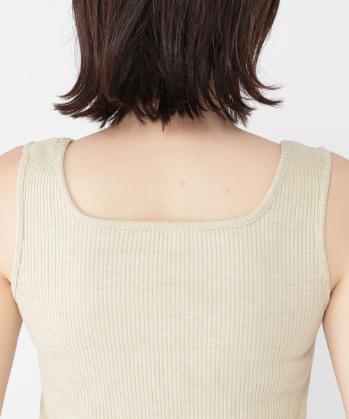 studio CLIP（スタディオクリップ）の「ミニラメ気が利くタンクトップ（タンクトップ・レディース・モカ/チャコール/カーキ/オフホワイト・ﾌﾘｰ(L)/MEDIUM/LARGE）」の16枚目の写真