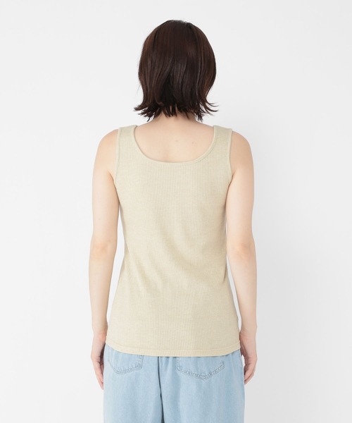 studio CLIP（スタディオクリップ）の「ミニラメ気が利くタンクトップ（タンクトップ・レディース・モカ/チャコール/カーキ/オフホワイト・ﾌﾘｰ(L)/MEDIUM/LARGE）」の18枚目の写真