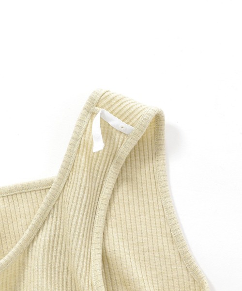 studio CLIP（スタディオクリップ）の「ミニラメ気が利くタンクトップ（タンクトップ・レディース・モカ/チャコール/カーキ/オフホワイト・ﾌﾘｰ(L)/MEDIUM/LARGE）」の19枚目の写真