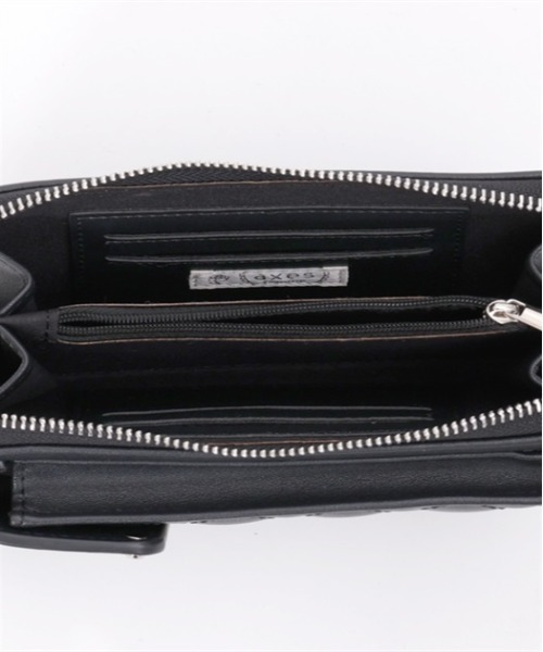 axes femme(アクシーズファム)の「ハート刺繍スマホポシェット(ショルダーバッグ・レディース・ブラック/キナリ・FREE)」の13枚目の写真