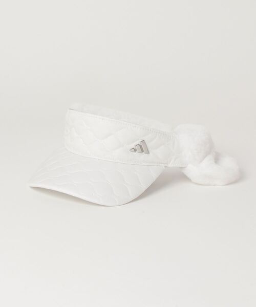 DESCENTE - 当日発送☆DESCENTE GOLF 韓国☆耳当て　サンバイザー　ホワイト 当日発送☆DESCENTE GOLF 韓国☆耳当て サンバイザー ホワイト