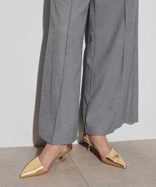 GALLEST（ギャレスト）の「◆ブロックチェックワイドパンツ（その他パンツ・レディース・ブラック系3/ベージュ系3・38/36）」の11枚目の写真