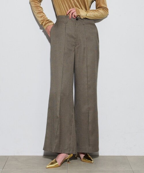 GALLEST（ギャレスト）の「◆ブロックチェックワイドパンツ（その他パンツ・レディース・ブラック系3/ベージュ系3・38/36）」の12枚目の写真