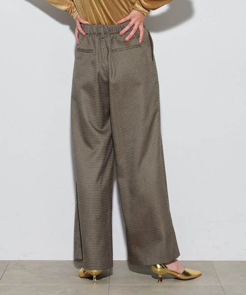 GALLEST（ギャレスト）の「◆ブロックチェックワイドパンツ（その他パンツ・レディース・ブラック系3/ベージュ系3・38/36）」の14枚目の写真