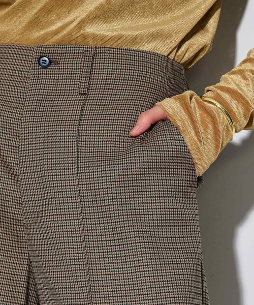 GALLEST（ギャレスト）の「◆ブロックチェックワイドパンツ（その他パンツ・レディース・ブラック系3/ベージュ系3・38/36）」の17枚目の写真